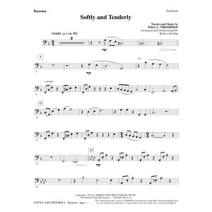 Softly and Tenderly - Bassoon